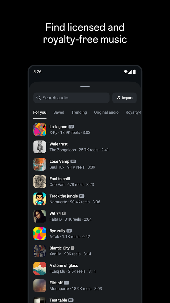 Edits: Video Editor screenshot