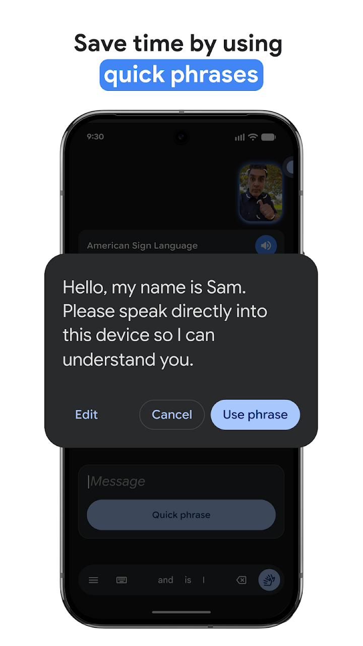 Live Transcribe & Notification screenshot