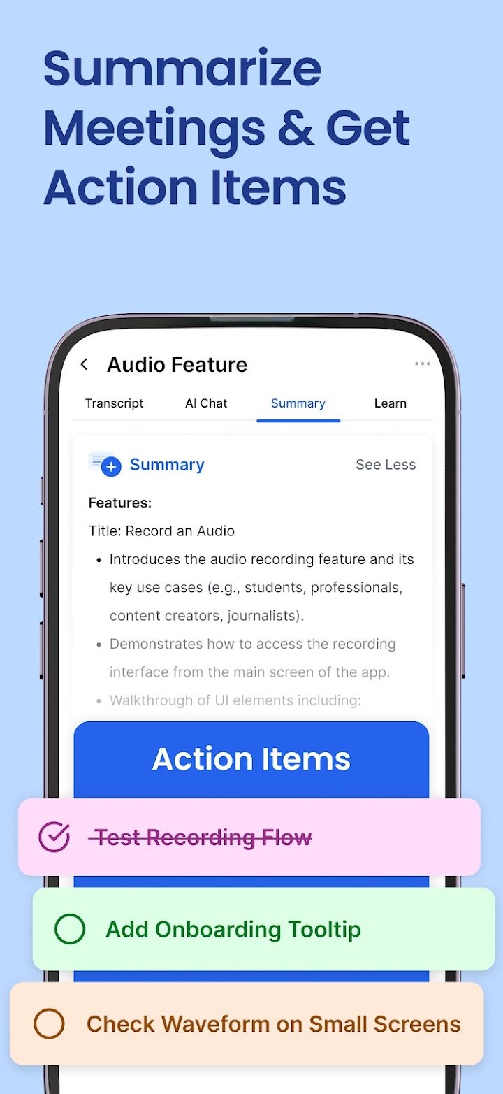 Transkriptor - Speech to Text screenshot