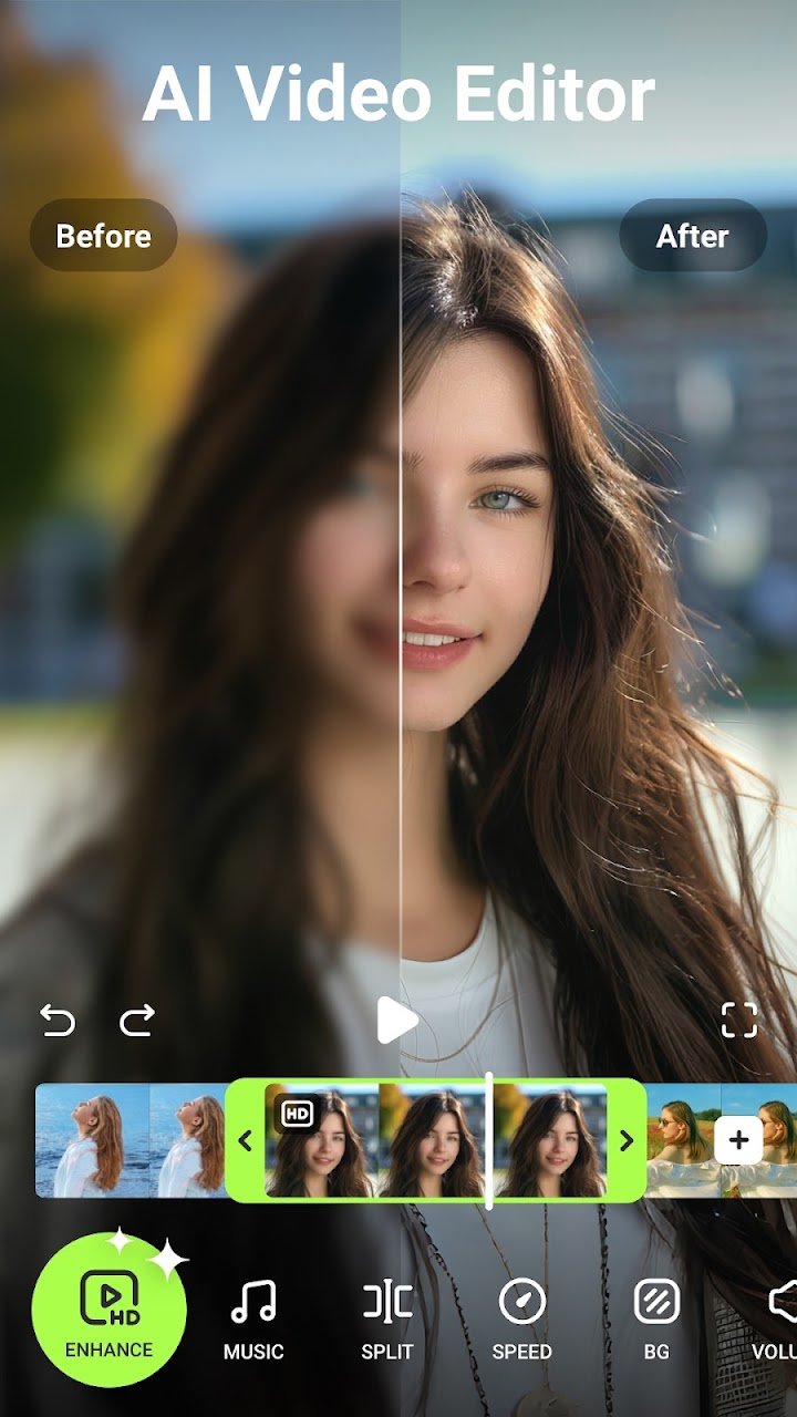 AI Video Enhancer & Editor screenshot