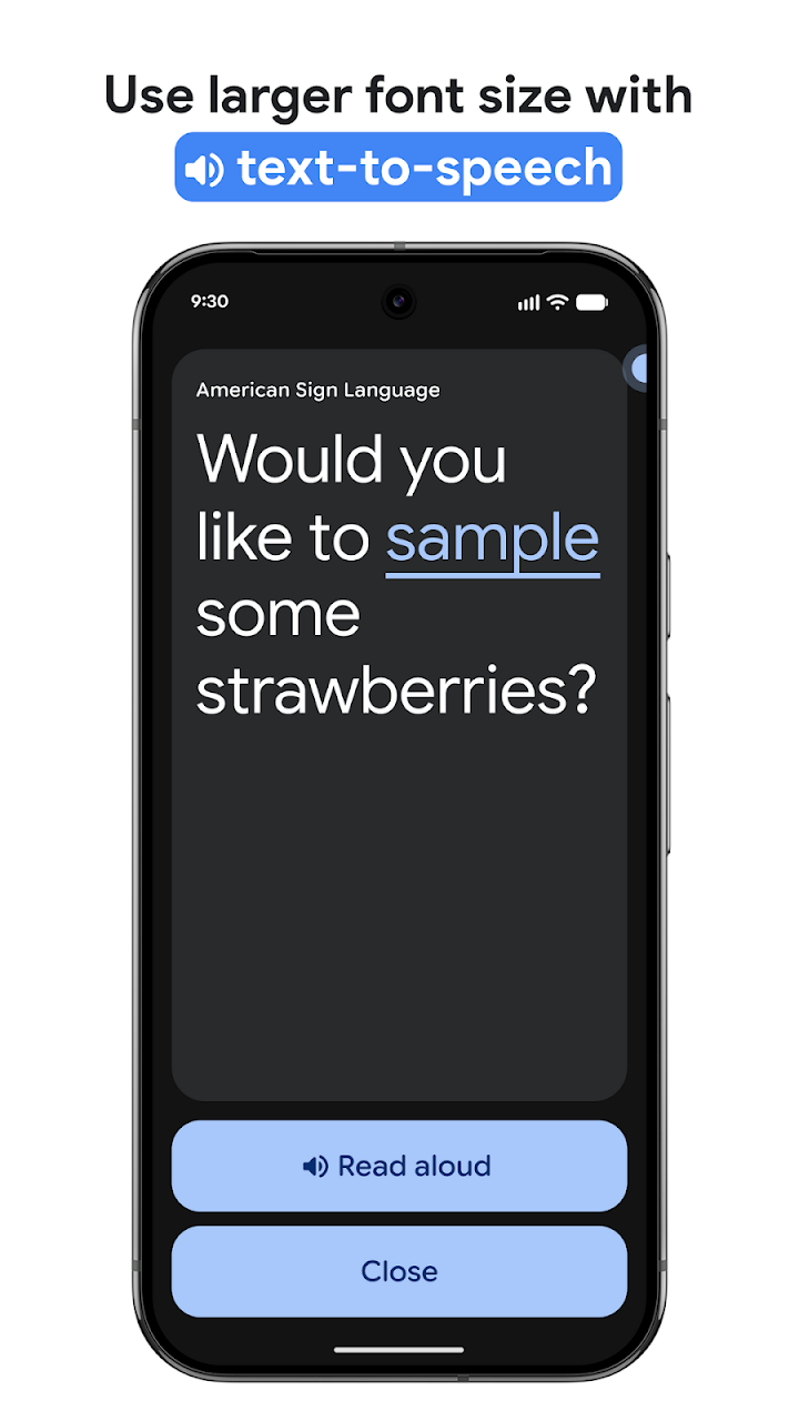 Live Transcribe & Notification screenshot